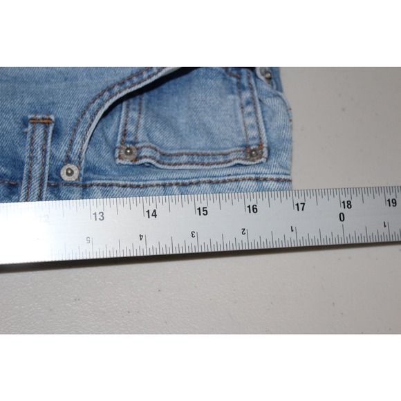 J Crew Jeans Womens Size 32 10" High Rise Button Fly‎ Stretch Denim - Picture 8 of 11
